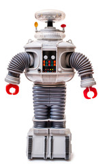 Vintage tin robot toy