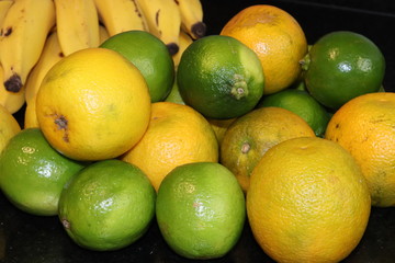 Delicious organic fruits.
Beautiful Lemons and Oranges.