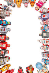 Vintage tin robot toys © Mauro Rodrigues
