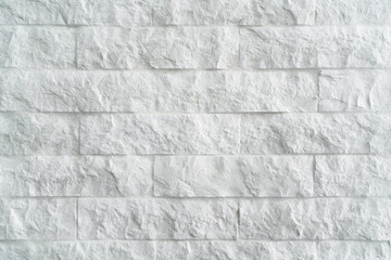 White brick wall background. Closeup.