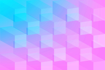 Geometric seamless pattern. 3d triangles of bright light background.