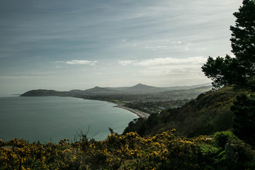 ireland bray the sea mountains