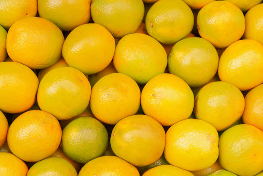 a lot of organized oranges 