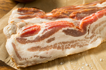 Raw Organic Uncured Salty Bacon