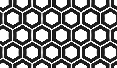 Abstract geometric hexagon pattern. Vector  background.