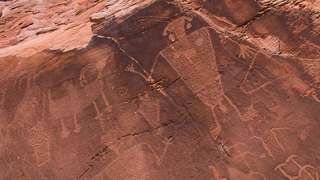 Petroglyphs, Fremont Culture, Dinosaur National Monument, Utah, Usa, America