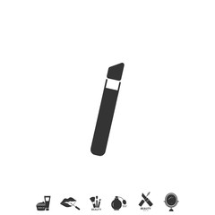 make up brush icon vector illustration design