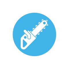 chain saw icon vector illustration design