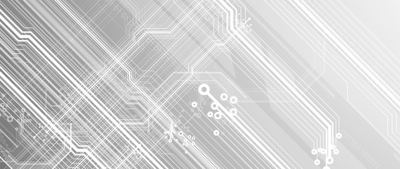 Abstract circuit board futuristic technology processing background