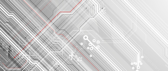 Abstract circuit board futuristic technology processing background