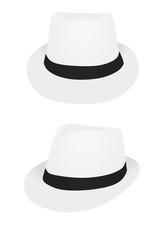 White hat. vector illustration
