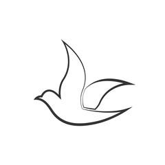 dove bird icon vector illustration design