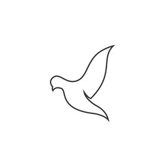 dove bird icon vector illustration design