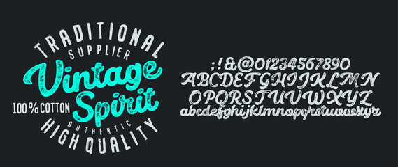  Vintage Brush Script Modern Alphabet. Retro Typeface. Letters.Vector Alphabet. Exclusive Custom Letters.
Vector illustration.
