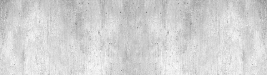 White gray concrete stone cement wall banner background Panorama long
