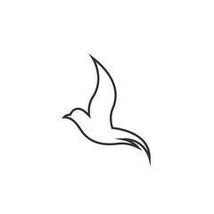 flying bird icon vector illustration design