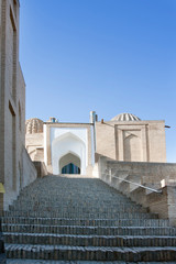 Shakhi Zinda Necropolis, ensemble of ancient tombs (1370-1449 years) named in honor of the 