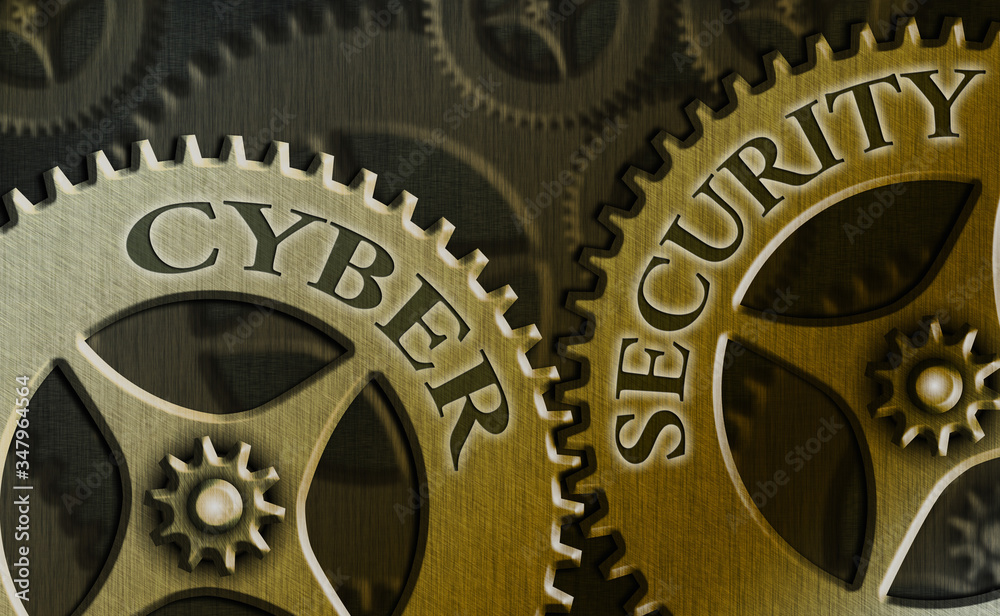 Poster conceptual hand writing showing cyber security. concept meaning protect a computer system against un