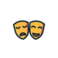 mask icon vector illustration design