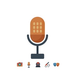 microphone icon vector illustration design