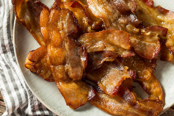 Homemade Salty Uncured Baked Bacon