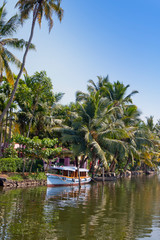 Obraz premium Kerala backwaters in Alleppey, India