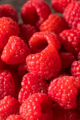 Raw Organic Red Raspberries