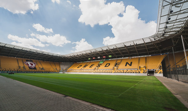 Rudolf Harbig Stadium. Dresden, Germany - July 2018