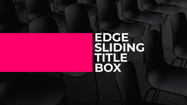 Edge Sliding Title Box