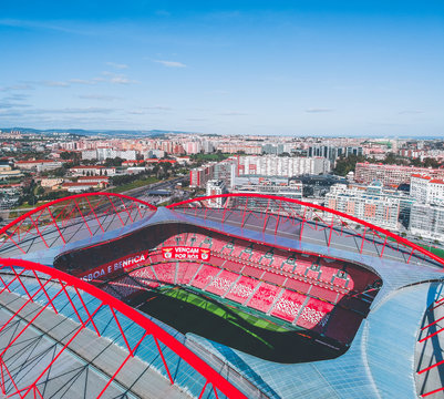 Estadio Da Luz, Home Stadium Of SL Benfica. Lisbon, Portugal - March 2020