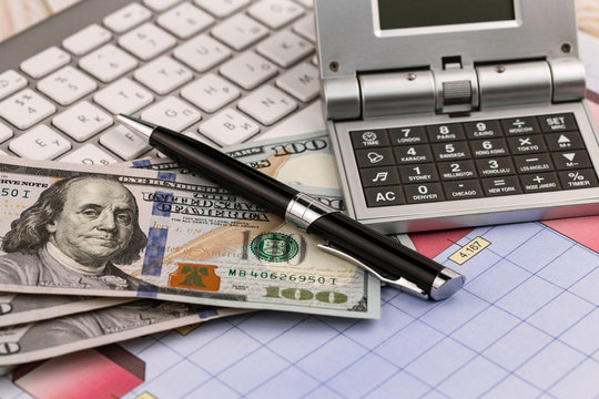 Office accessories for business management.