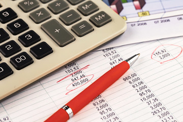 Items for business in the office.