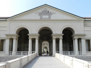 Mantua, Italy, Palazzo Te,  Loggia & Bridge