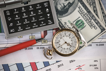 Office accessories for business management.