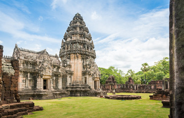 historic Prasat Hin Phimai Castle at Nakhon Ratchasima Province, Thailand.