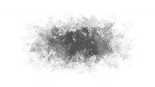 Spreading watercolor motion animation. High quality ink bleeding transition mask reveal opener