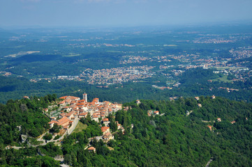 Fototapeta na wymiar Varese, Italy, Sacro Monte di Varese, UNESCO World Heritage
