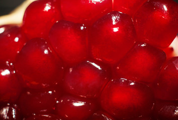 pomegranate seeds background