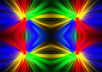 Obraz premium Artistic textured image of multicolored luminous twirl as abstract background