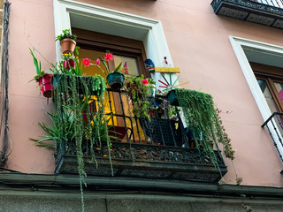 Views of Madrid city in fase zero after the Covid virus lockdown