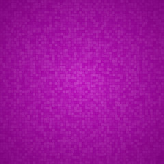 Abstract background of small squares or pixels in purple colors