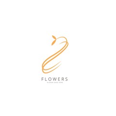 WebAbstract flower icon logo vector design template