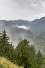 Fog in the mountains (Epirus region, Greece)