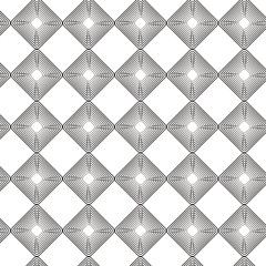 patrón con mosaico con cuadrados redondeados concéntricos