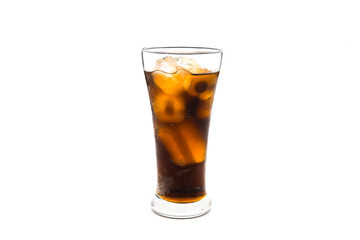 cola with ice