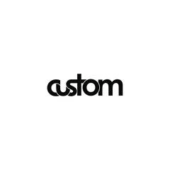 custom typography letter monogram logo design