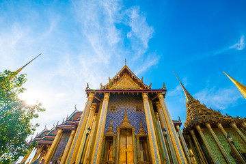 Royal grand palace pagoda temple in Bangkok