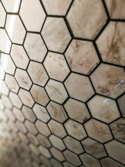 A beautiful hexagonal pattern background