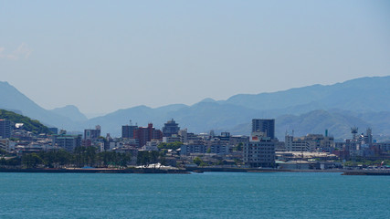 Naklejka premium 門司 街並み