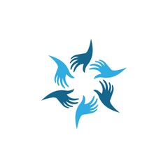 Community logo template vector icon